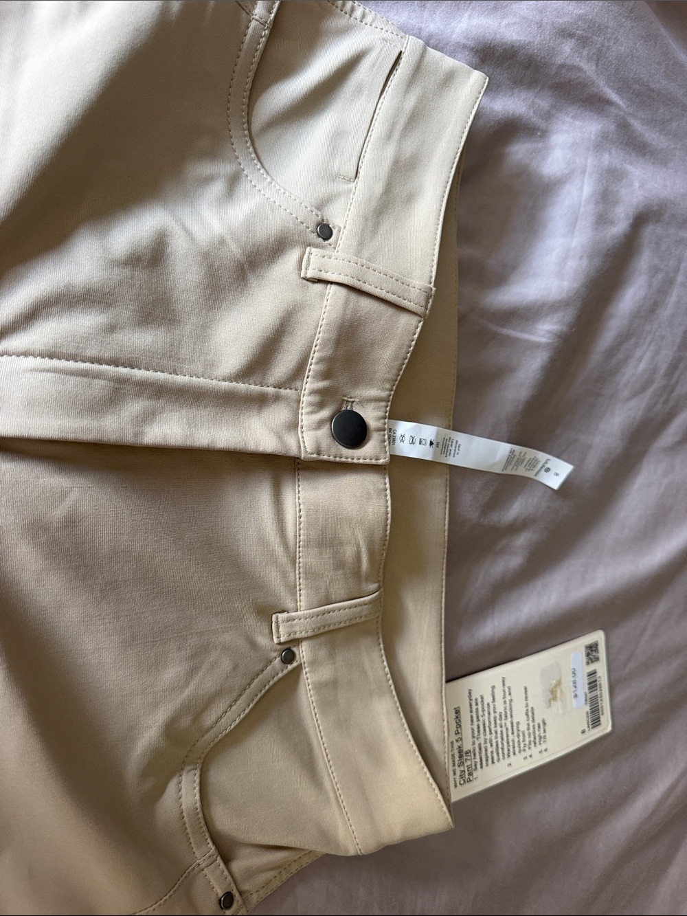 lululemon athletica Cropped Ankle Pants in Light Tan